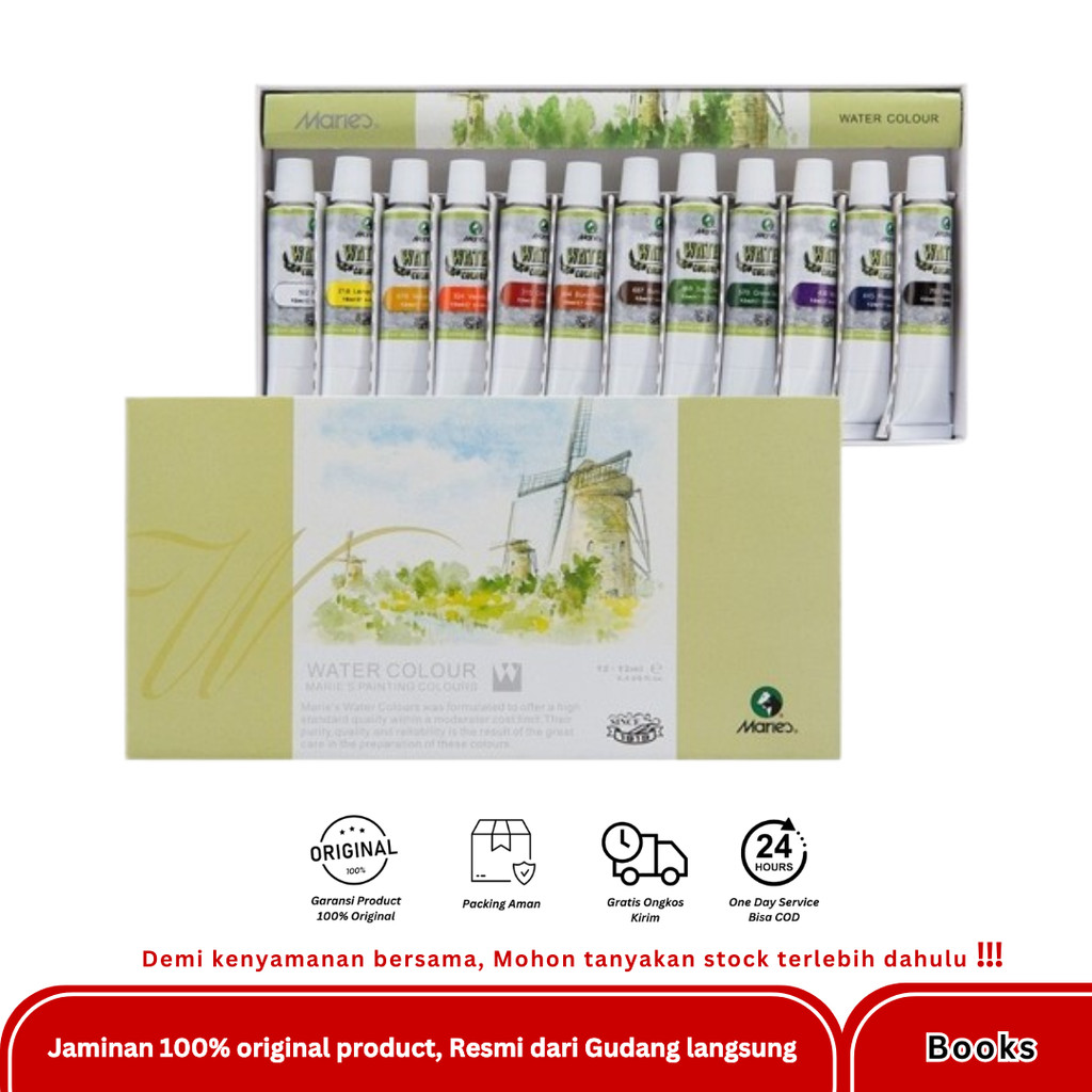

MARIES WATER COLOUR W 1336 PER PAK
