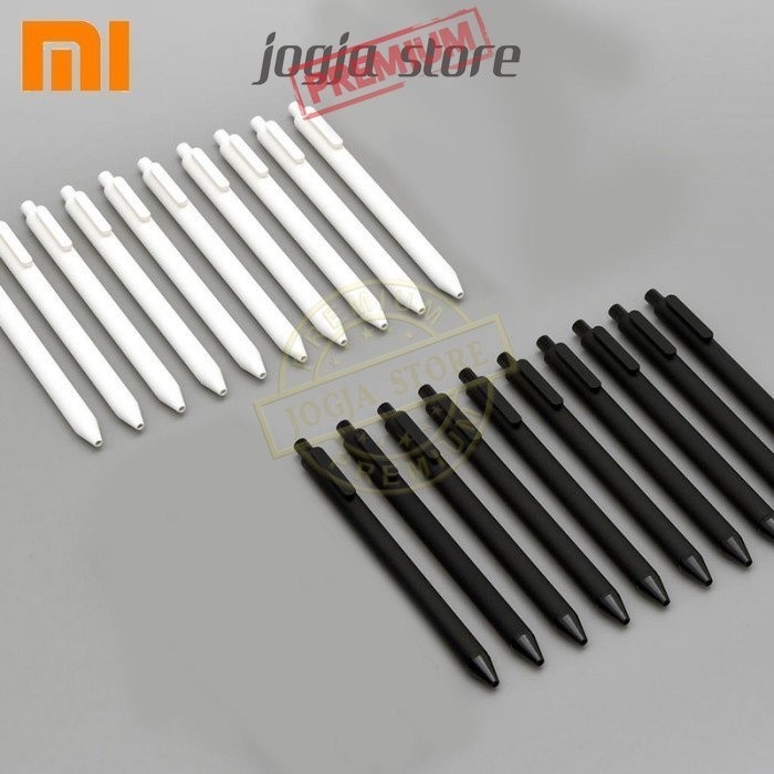 

Xiaomi Mijia Soft Touch Gel Pen Pena Pulpen Bolpoin 0.5mm 10 PCS