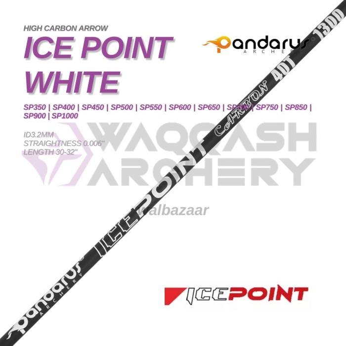 PANDARUS ICEPOINT 40-T Carbon Arrow Shaft ID 3.2mm straightness 0.006" SHAFT ONLY
