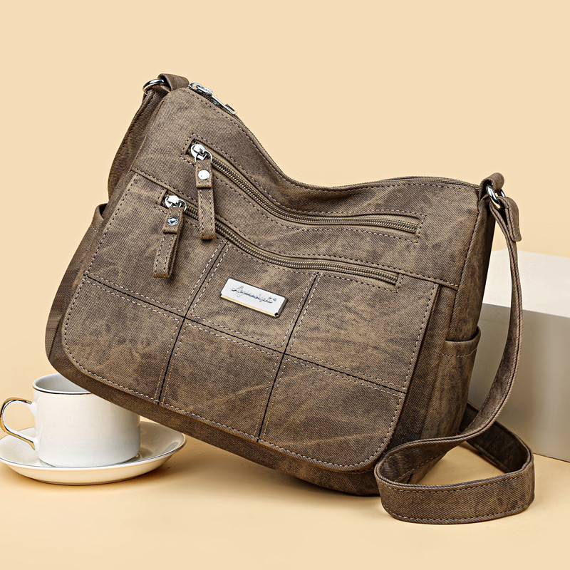 Fashion Women's Canvas Crossbody Bag Luxury Designer Tote Shoulder Bags for Ladie Old Money Messenge