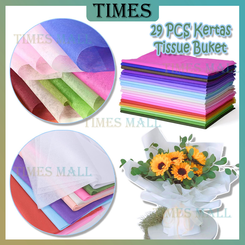 

50 x 50cm Flower Wrapping Paper / Tissue Non Woven Flower Wrapping / Kertas Tissue Flower Wrapping/Kertas Tisu Non Woven Kertas Buket Bunga