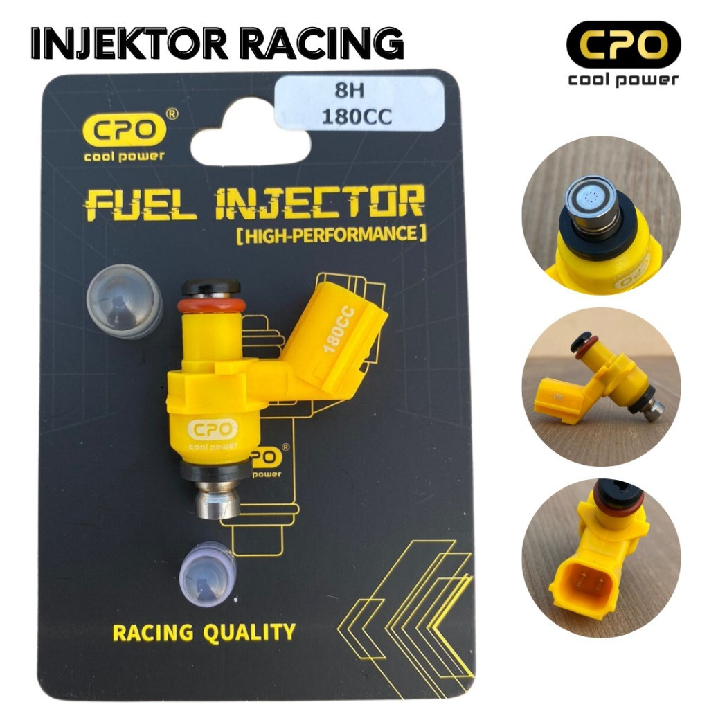 CPO COOL POWER INJECTOR / INJEKTOR RACING 130CC 140CC 160CC 180CC 200CC 250CC 300CC 350CC 6H 8H 10H 