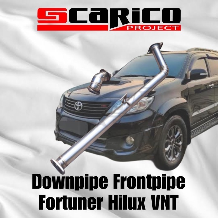 Downpipe Frontpipe Fortuner VNT / Hilux VNT Scarico