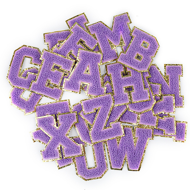 

A-Z Letters English Alphabet Letter Name Patches Embroidery Patches Hot Melt Adhesive Sew On Brand Cloth Accessories Stickers