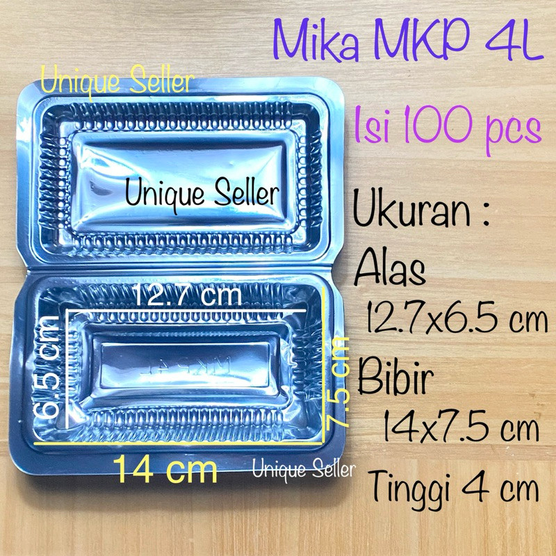 Mika MKP 4L 4S isi 100 pcs / Mika MKP 4L isi 100 pcs / Mika MKP 4L isi 100 pcs / Mika 4A