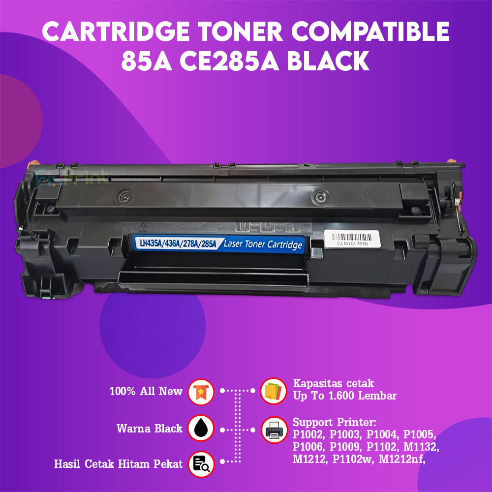 FixPrint Tinta Toner Printer Laserjet P1102 | 85A | Non Original Compatible