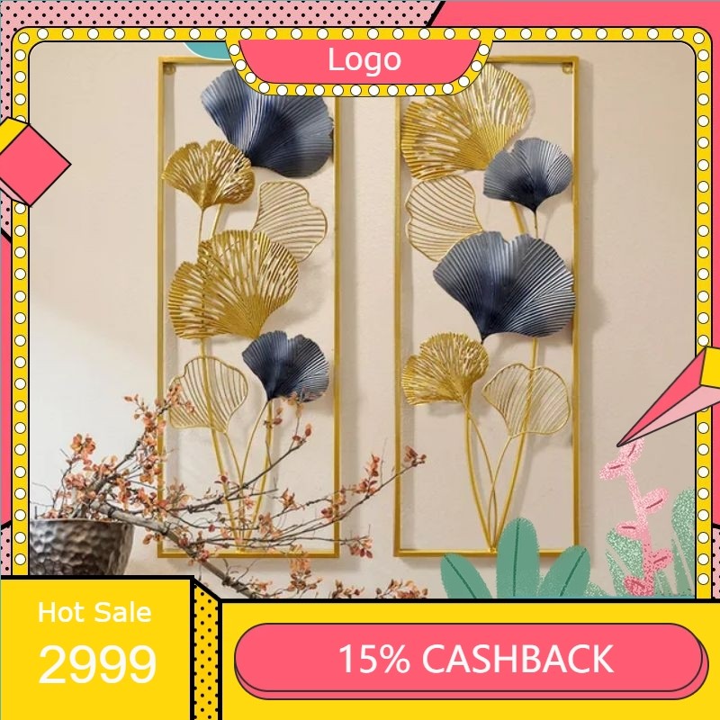 DEKORASI DINDING Hiasan dinding besi Walldecor frame besi untuk Ruang Tamu  kamar dan dapur Siap dip