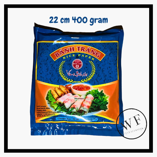 

LL Banh Trang Rice paper 22cm / Banh Trang Kulit lumpia Vietnam 400g