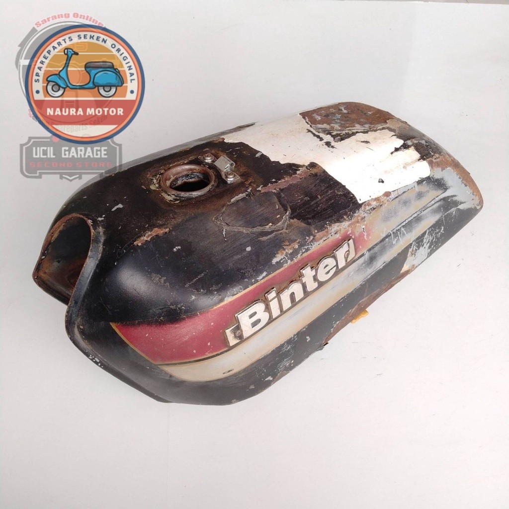 BAHAN TANGKI KAWASAKI BINTER GTO MACH 2 ORIGINAL BAHAN TENGKI BINTER GTO MACH 2 SEKEN ORIGINAL