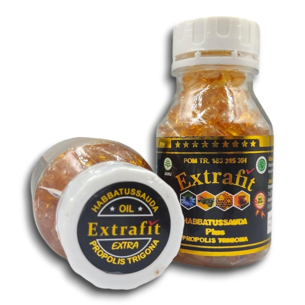 habbatussauda extravit 200 / jinten hitam oil plus propolis trigona