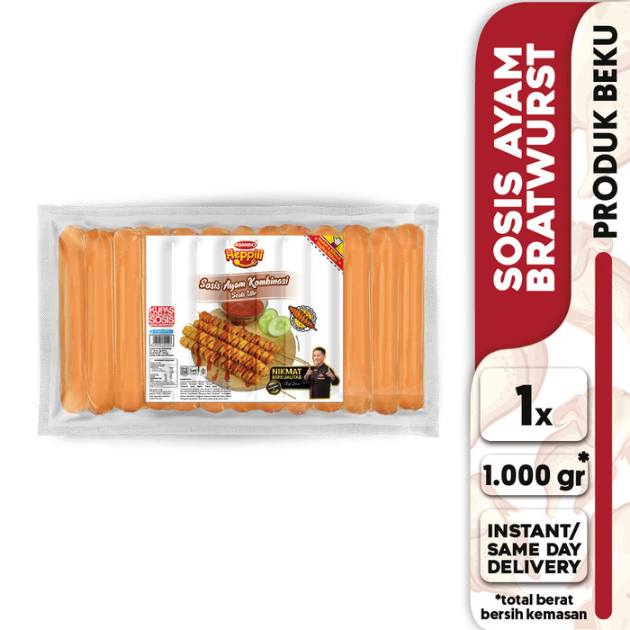 

KIMBO Heppiii Sosis Ayam Ulir 1000gr