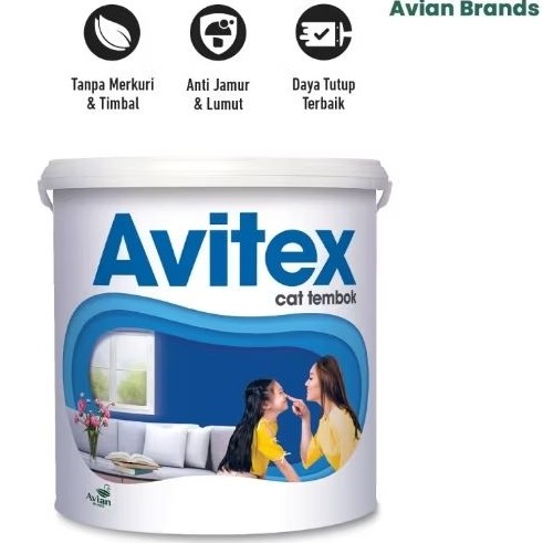 AVITEX CAT TEMBOK 5KG DINDING PLAFON PAPAN GYPSUM ETERNIT GRC