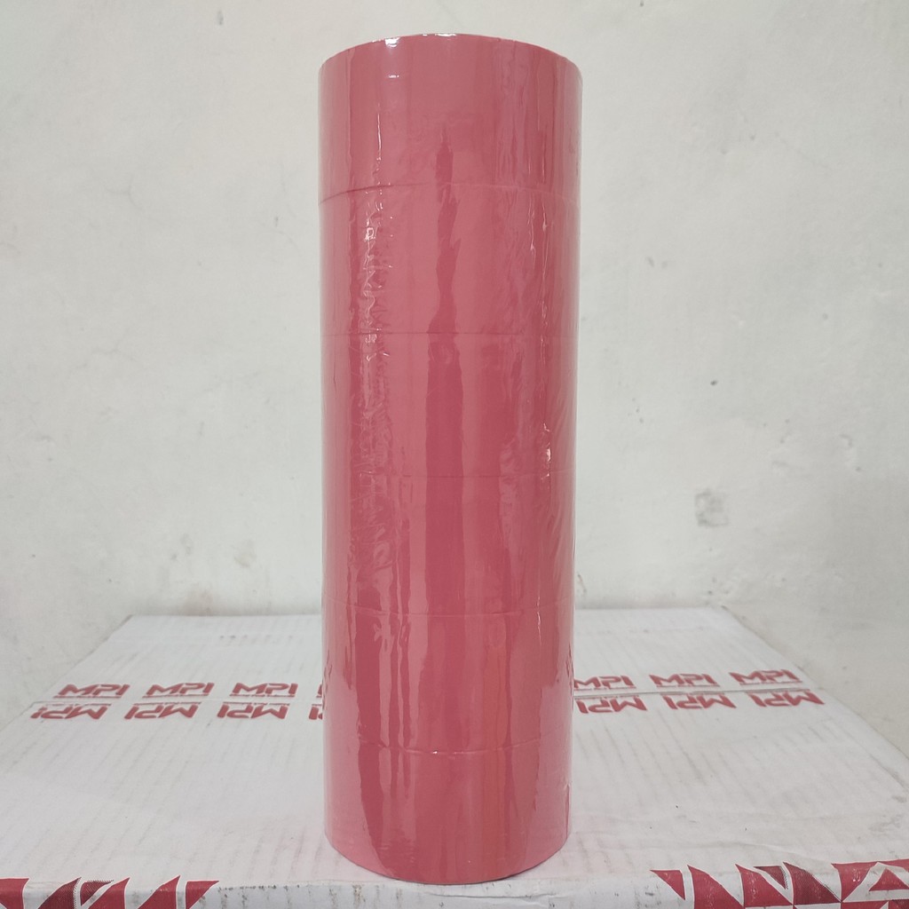 

6 Roll Lakban Warna PINK - Master Pack Indonesia