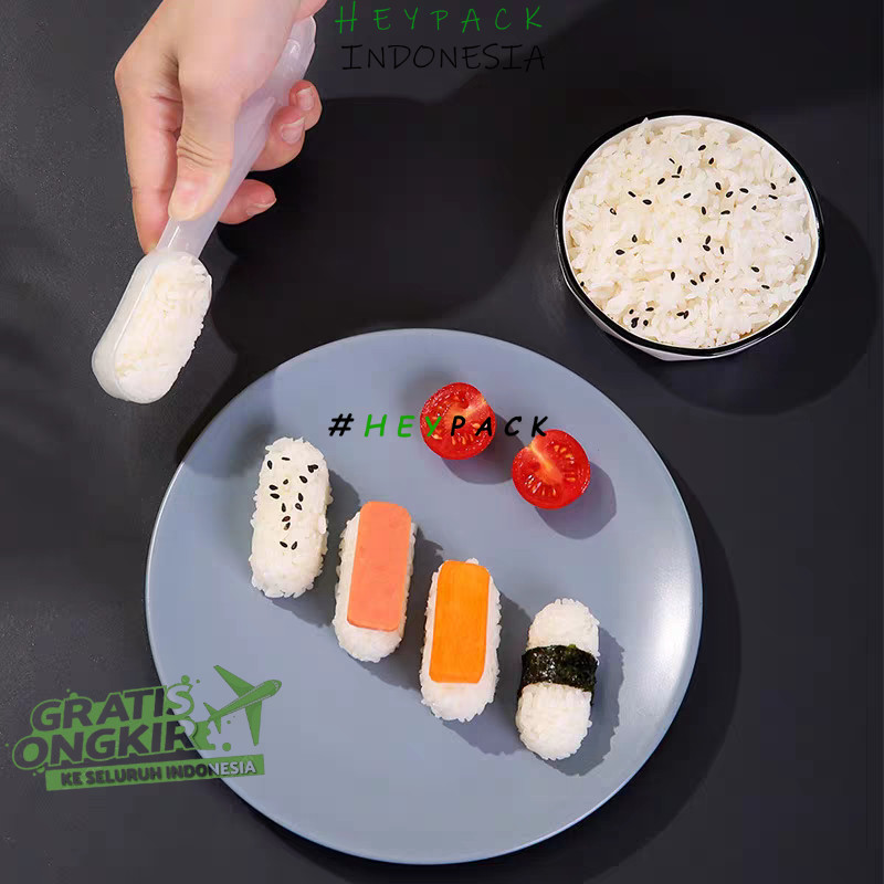 Cetakan Sushi Sushi Maker Cetakan Nasi Bentuk Sushi Cetakan Sushi Kotak Ala Jepang