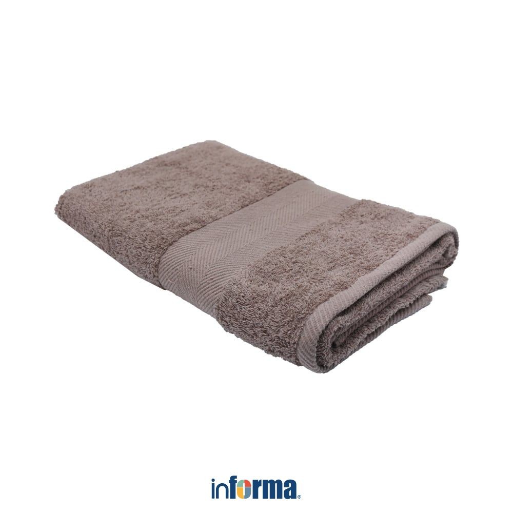 Informa 70X140 cm Tarve Handuk Mandi - Cokelat Bath Towel Handuk Dewasa Anduk Badan Perlengkapan Man