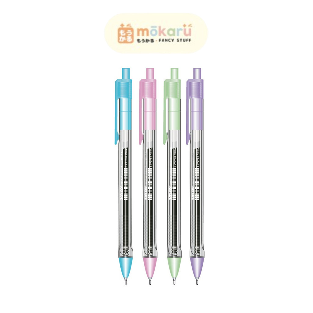 

Joyko Pulpen BP-363 Vocus Trans Pastel 0.7mm Retractable / Ball Pen Pulpen Pena Cetek Transparan