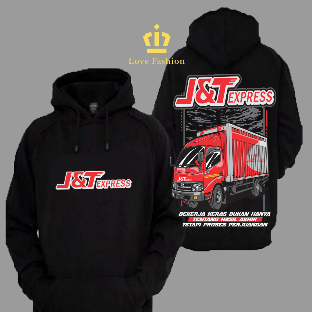 Sweater Hoodie Distro JNT Express Bekerja Keras Bukan Hanya Tentang Hasil Akhir Premium Terbaru