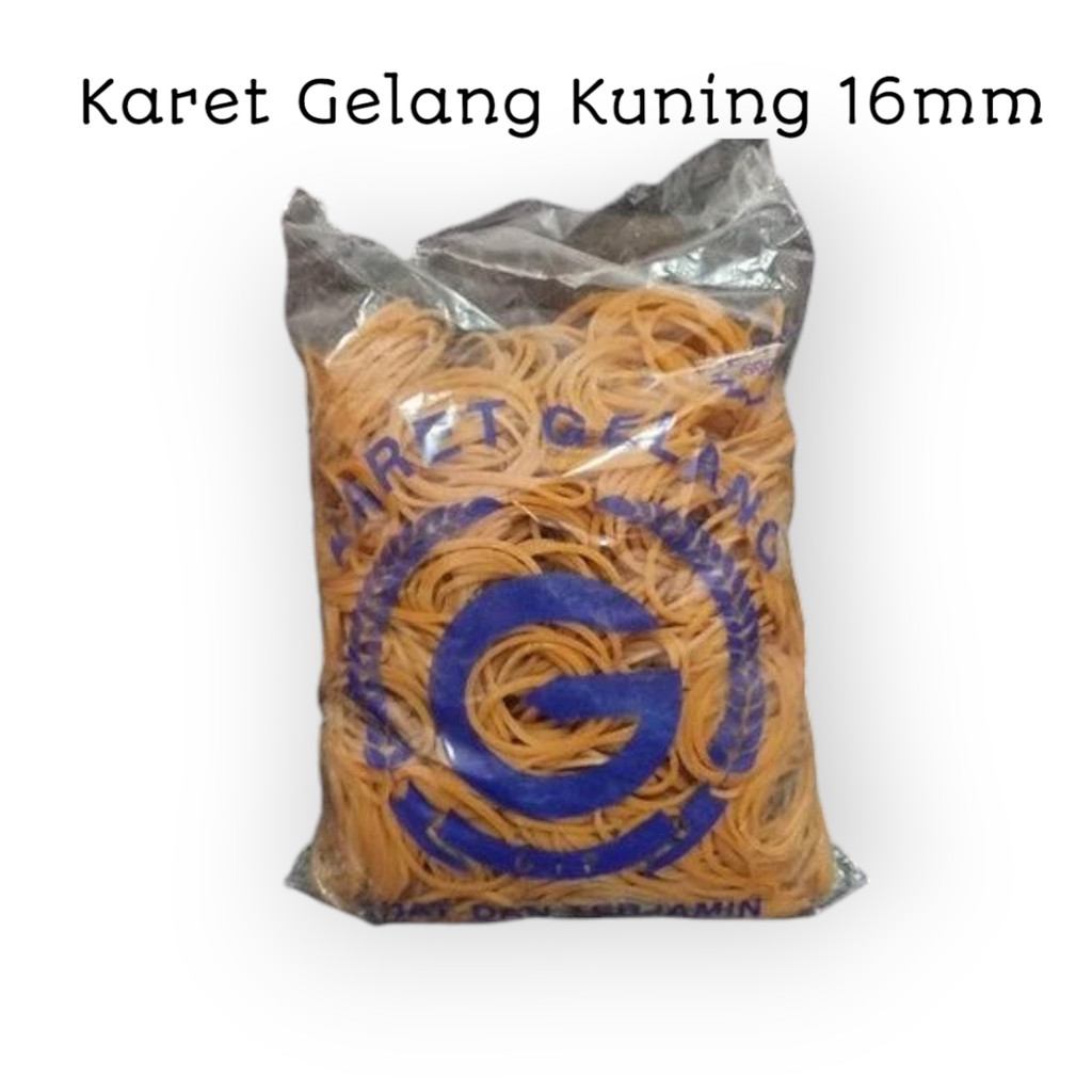 

Karet Gelang Kuning 16mm 500 Gram