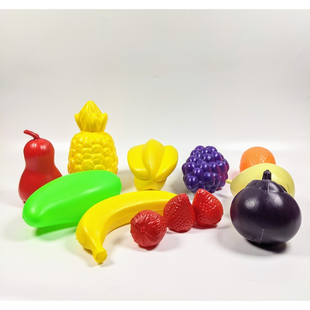 MAINAN BUAH BUAHAN PLASTIK / MAINAN ANAK / MAINAN BUAH JALA
