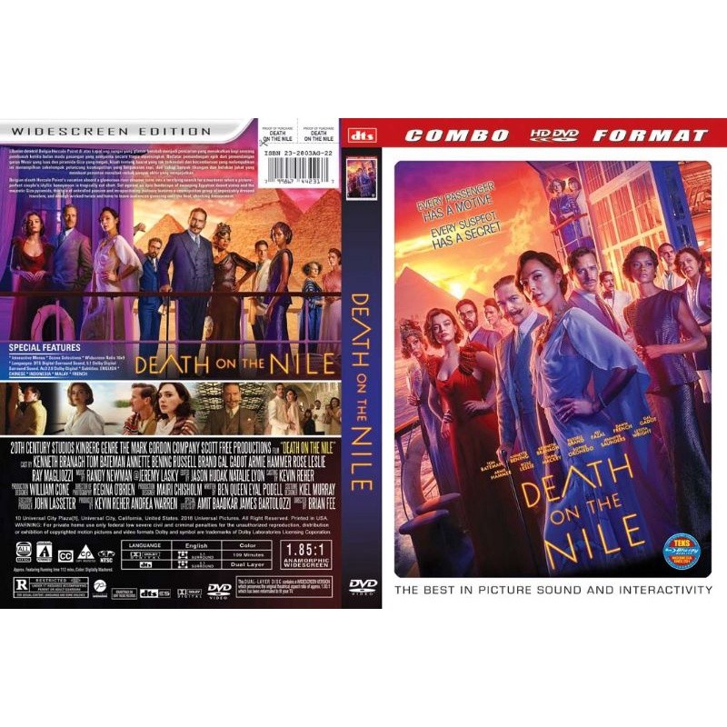 KASET FILM DEATH ON THE NILE 2022