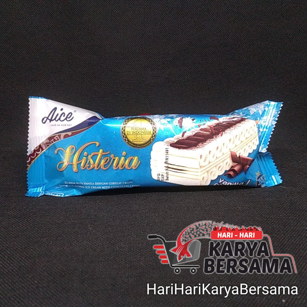 

ICE CREAM AICE HISTERIA CHOCOLATE CRISPY VANILLA FLAVOUR 70ML