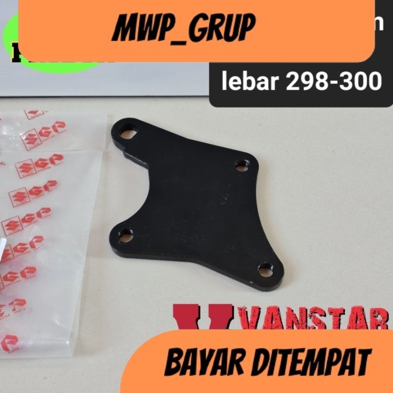 NEW breket cakram satria 2 tak skywave tornado lebar 300mm 30cm