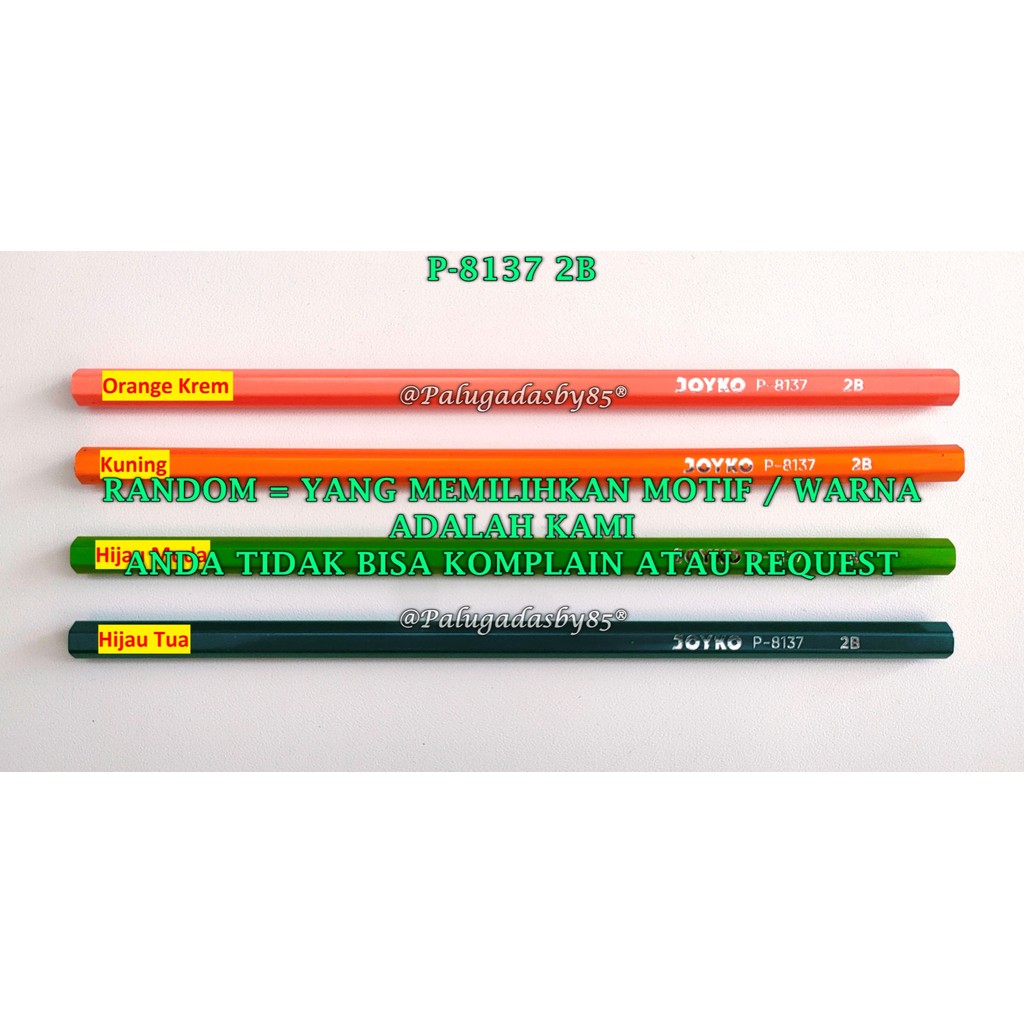 

(1 Biji) GROSIR Pensil JOYKO P-8137 2B / Pencil Pensil Joyko P-8137 2B / Joyko P8137 (1 Biji)