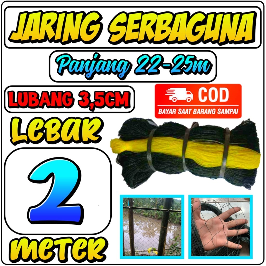 Jaring Ayam Jaring Kandang Ayam Lebar 2 Meter x Panjang 20-25 Meter