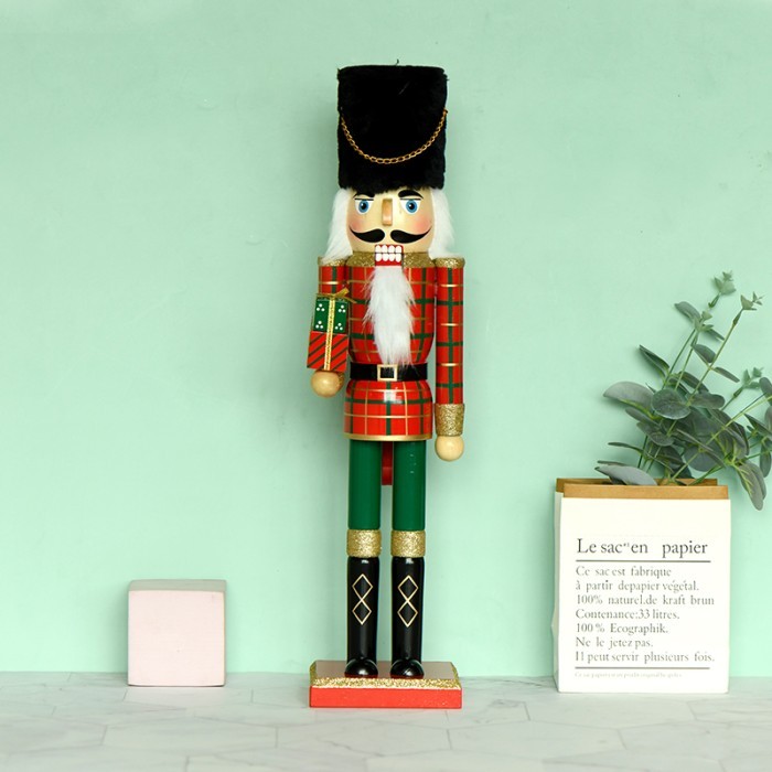 

christmas nutcracker 50 cm pajangan dekorasi kayu natal xmas hiasan