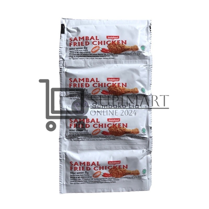 

INDOFOOD Sambal Fried Chicken 8ml Pedas Sachet