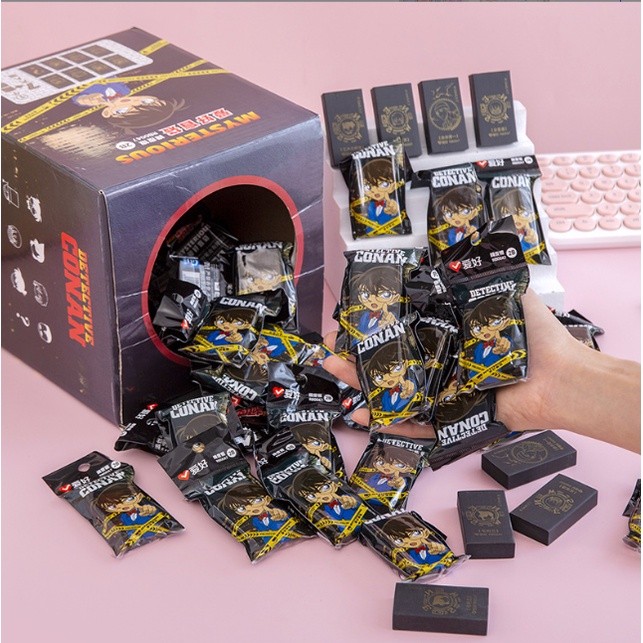 

Penghapus coklat conan eraser biskuit detective