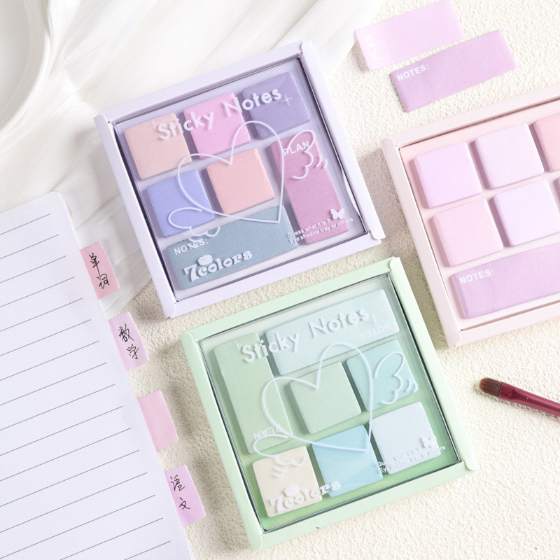 

210 Lembar Sticky Notes Macaron Pallate Edition Memo Tempel Note