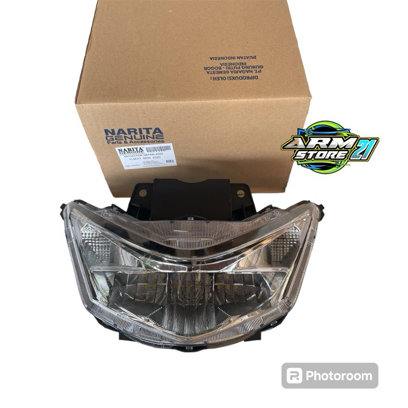 [NARITA] LAMPU DEPAN BEAT DELUXE BEAT STREET LED 2020-2021-2022-2023 / SET LAMPU DEPAN BEAT NEW LED 