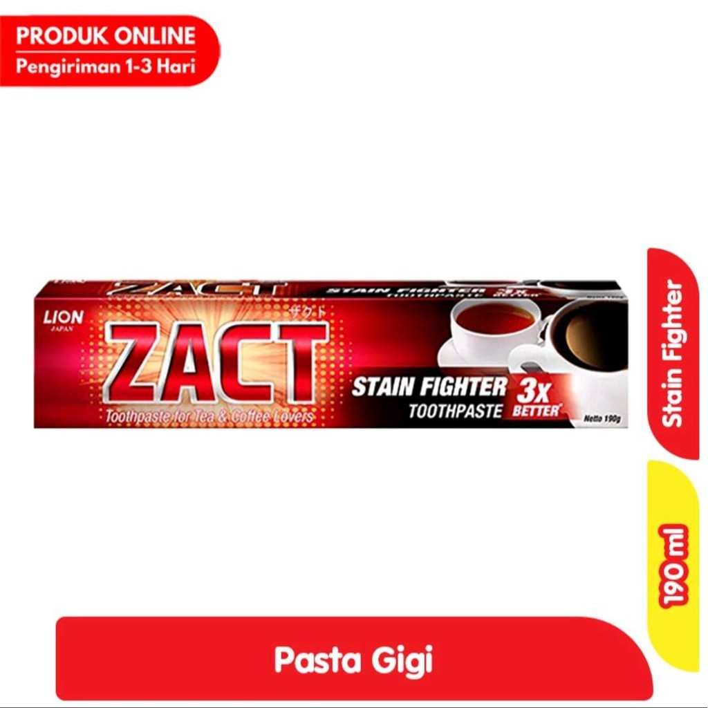 zact pasta gigi stain penghilang noda 190 g Mulut