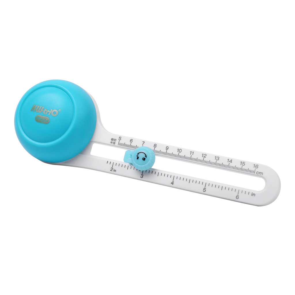 

KW-triO Circular Paper Cutter Rotary Circle Cutter Manual Round Cutting Tool Paper Trimmer Scrapbooking Tool Replacement Cutter