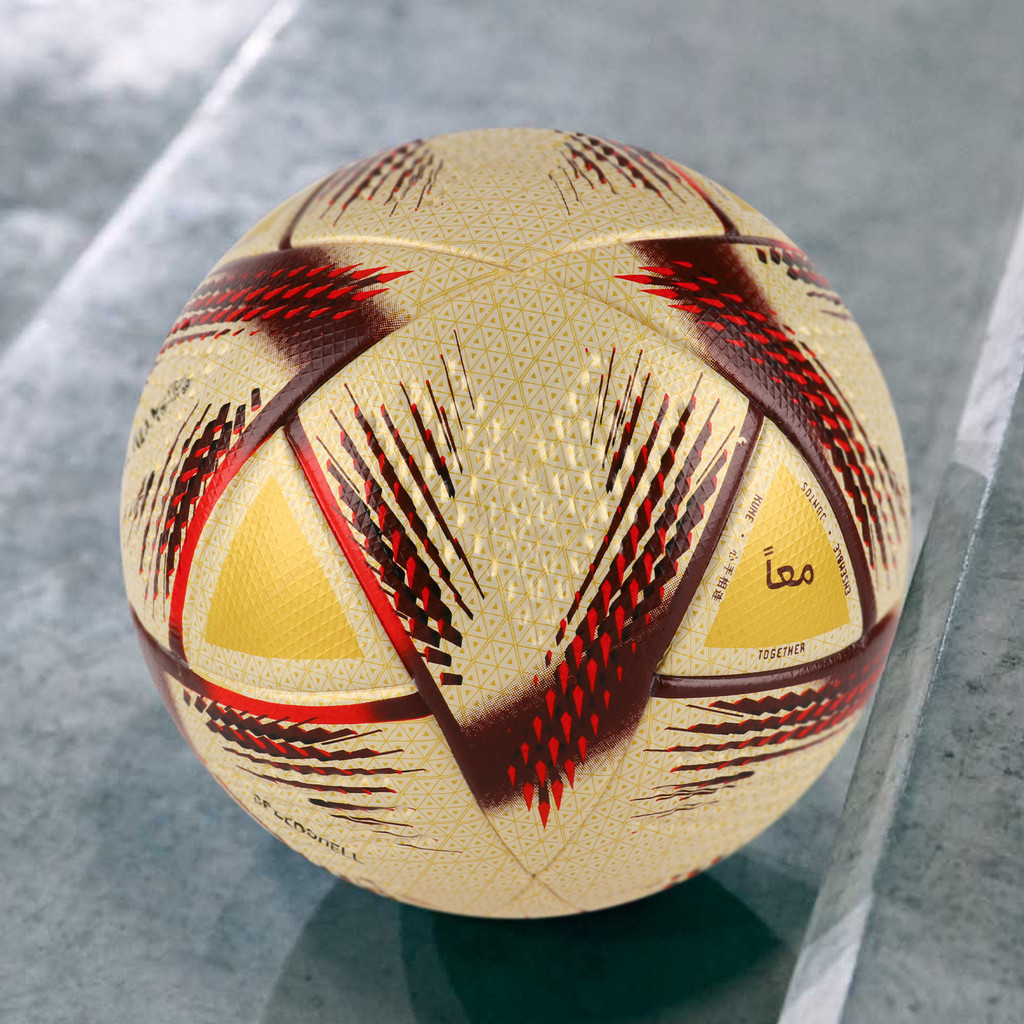 2022 Qatar Finals High Quality Soccer Ball Size 5 PU Material Wear Resistant Match Training Football