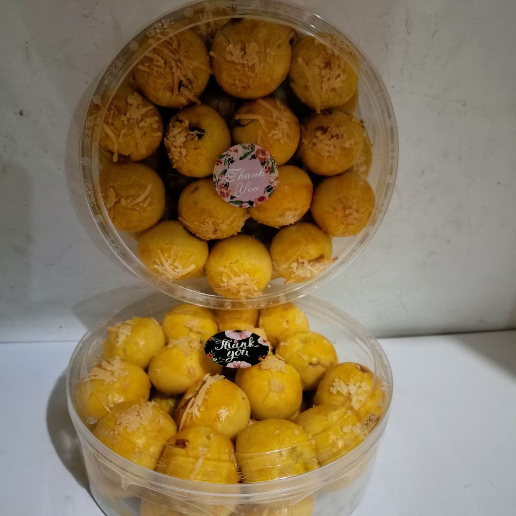 

kue lebaran, kue nastar keju siap santap cocok untuk jajanan dan cemilan keluarga per toples isi 250g