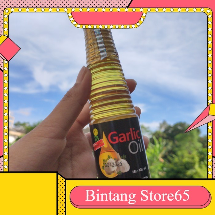 

Garlic Oil Cap Matahari 135ml / minyak bawang putih halal tanpa msg