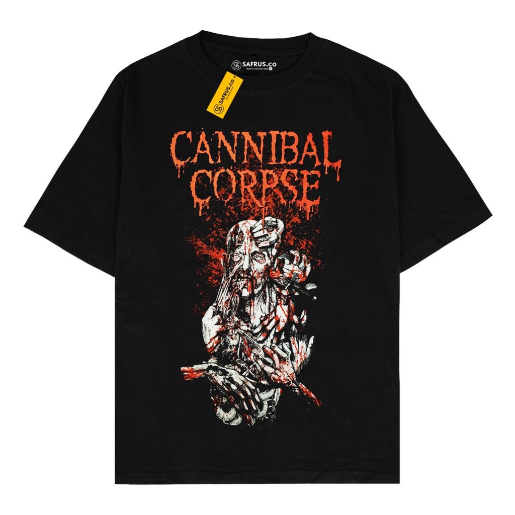 Kaos Baju Distro Cannibal Corpse V1 Tshirt Band Death Metal Hardcore Rock N Roll Punk Pop Jazz Musik