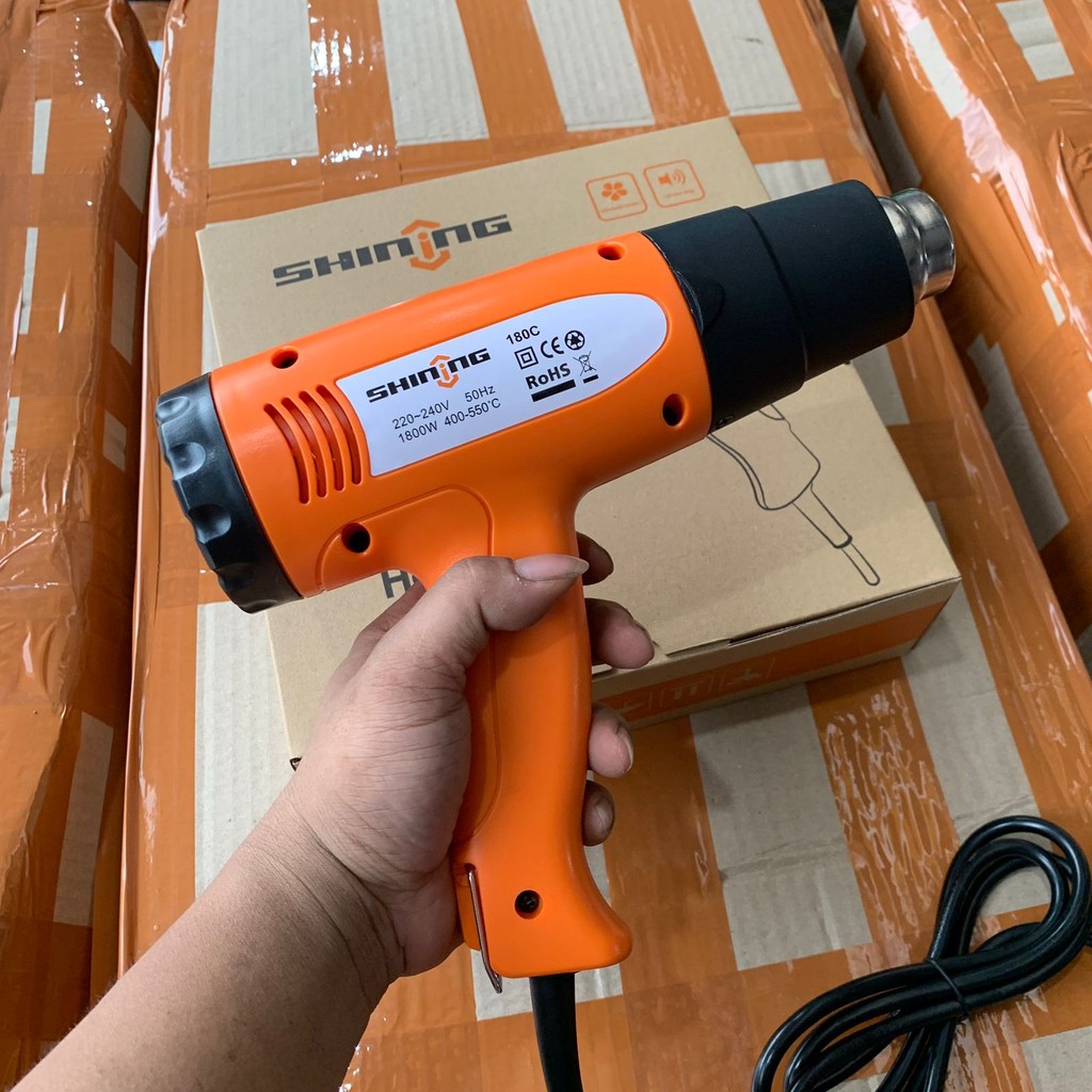 Hot Gun / Hot Air Gun / Heat Gun Yellow / Pemanas Stikre / Heat Gun Pistol Pemanas / Pemanas Plastik