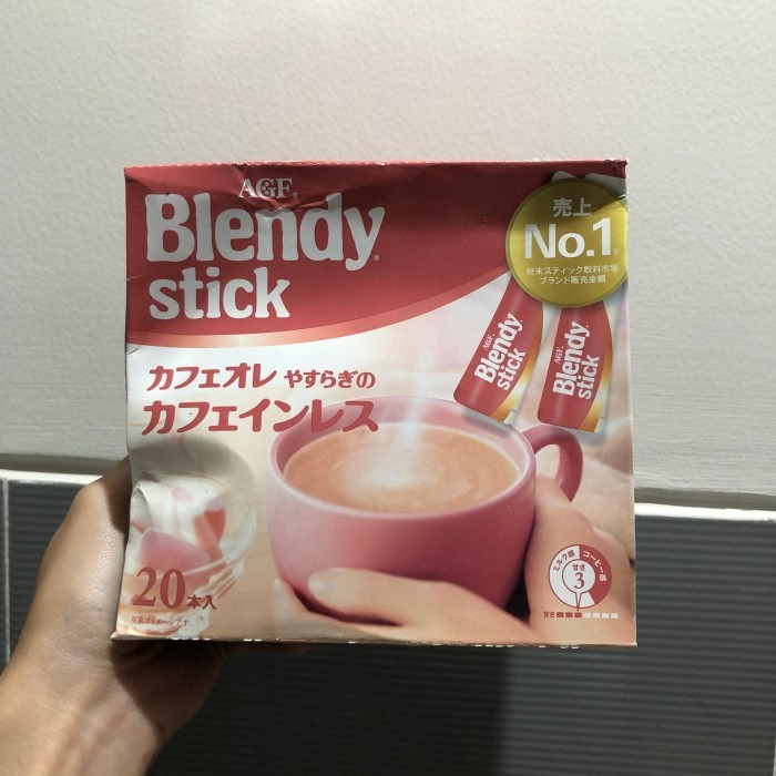 

AGF Blendy Stick Cafe Au Lait Instant Coffee - Less Caffeine Sachet