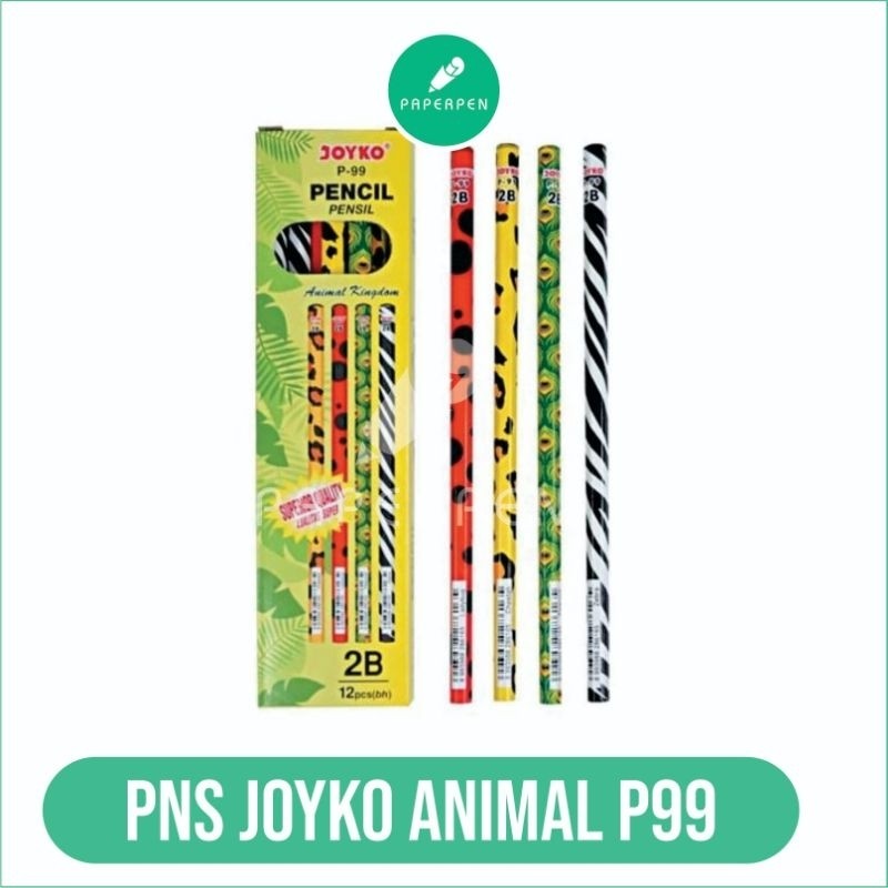 

(PRO_ATK) (Pak) Pensil Joyko Animal P99