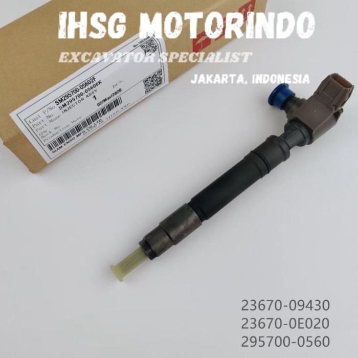 23670-09430 23670-0E020 295700-0560 NOZZLE INJECTOR HILUX FORTUNER VRZ INNOVA REBORN 2GD INJECTOR AS