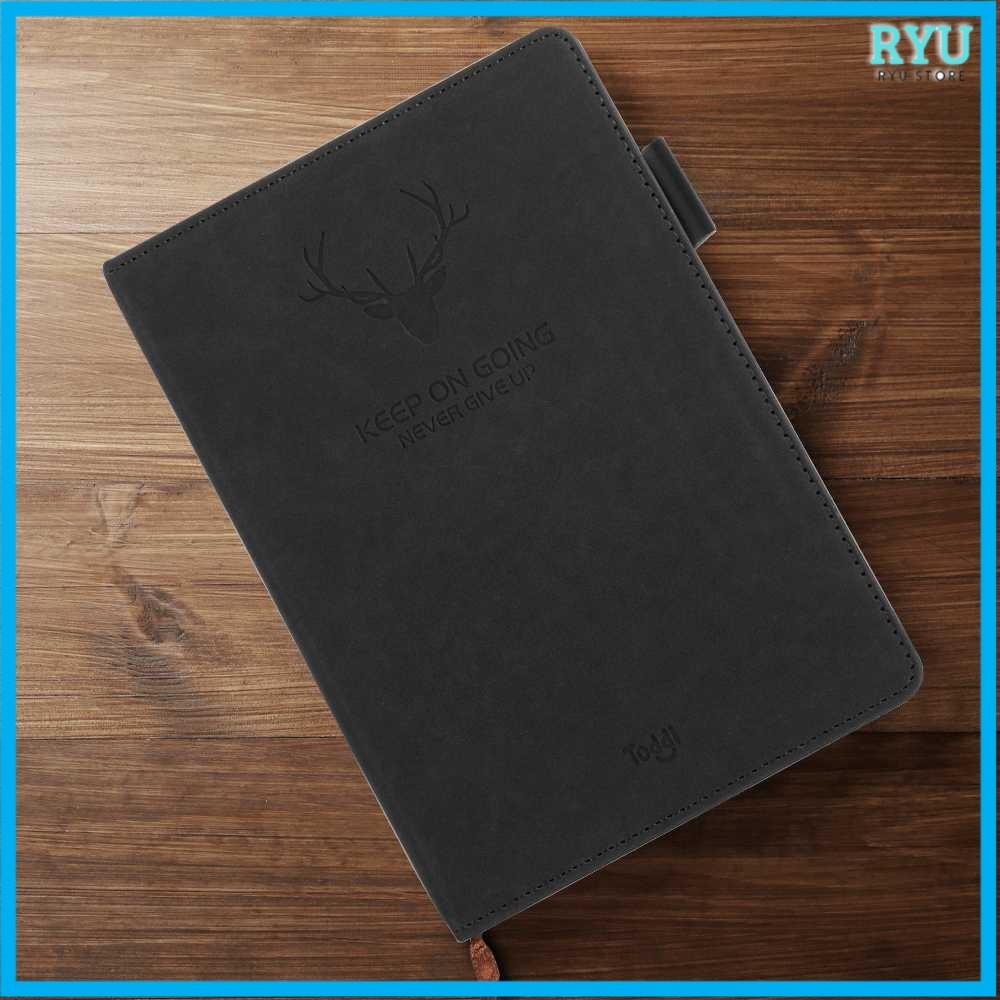 

Toddi Buku Jurnal Hardcover Notebook Diary 80GSM 340 Halaman Grid