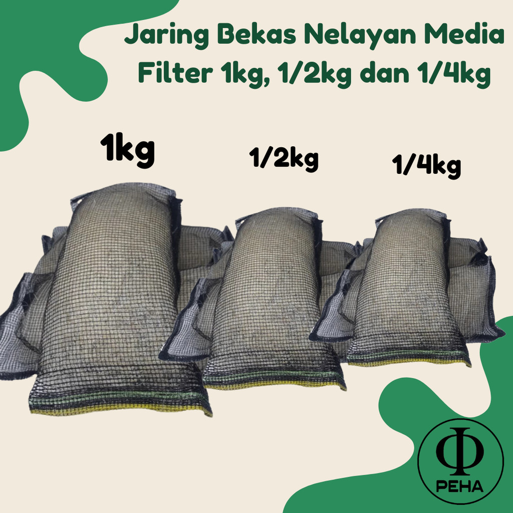 Jaring Nelayan  / Jaring Nelayan Bekas Untuk Media Filter Kolam