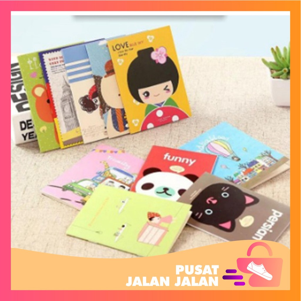 

PJJ - B582 Buku Tulis Mini / Book Mini / Mini Book Variasi Random / Buku Tulis Memo Kecil Motif Random