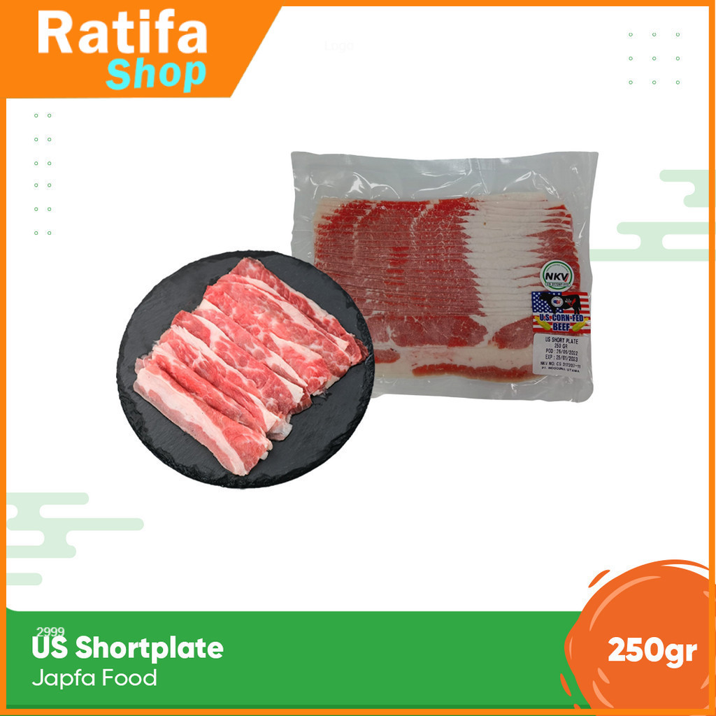 

Daging Sapi US Shortplate Beef Slice 250 gr