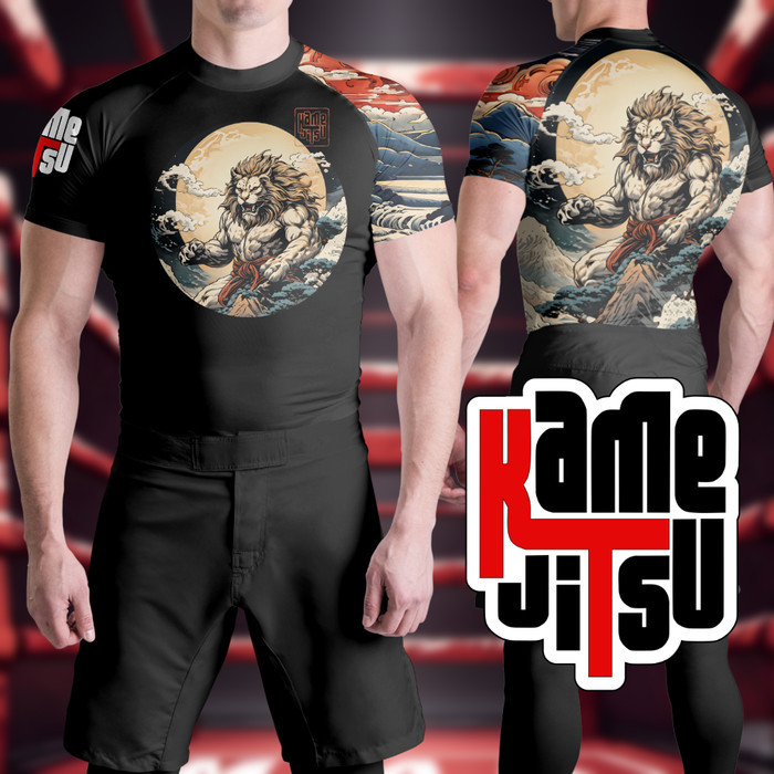Rashguard MMA BJJ Kamejitsu Rashguard Raion - Short Sleeves