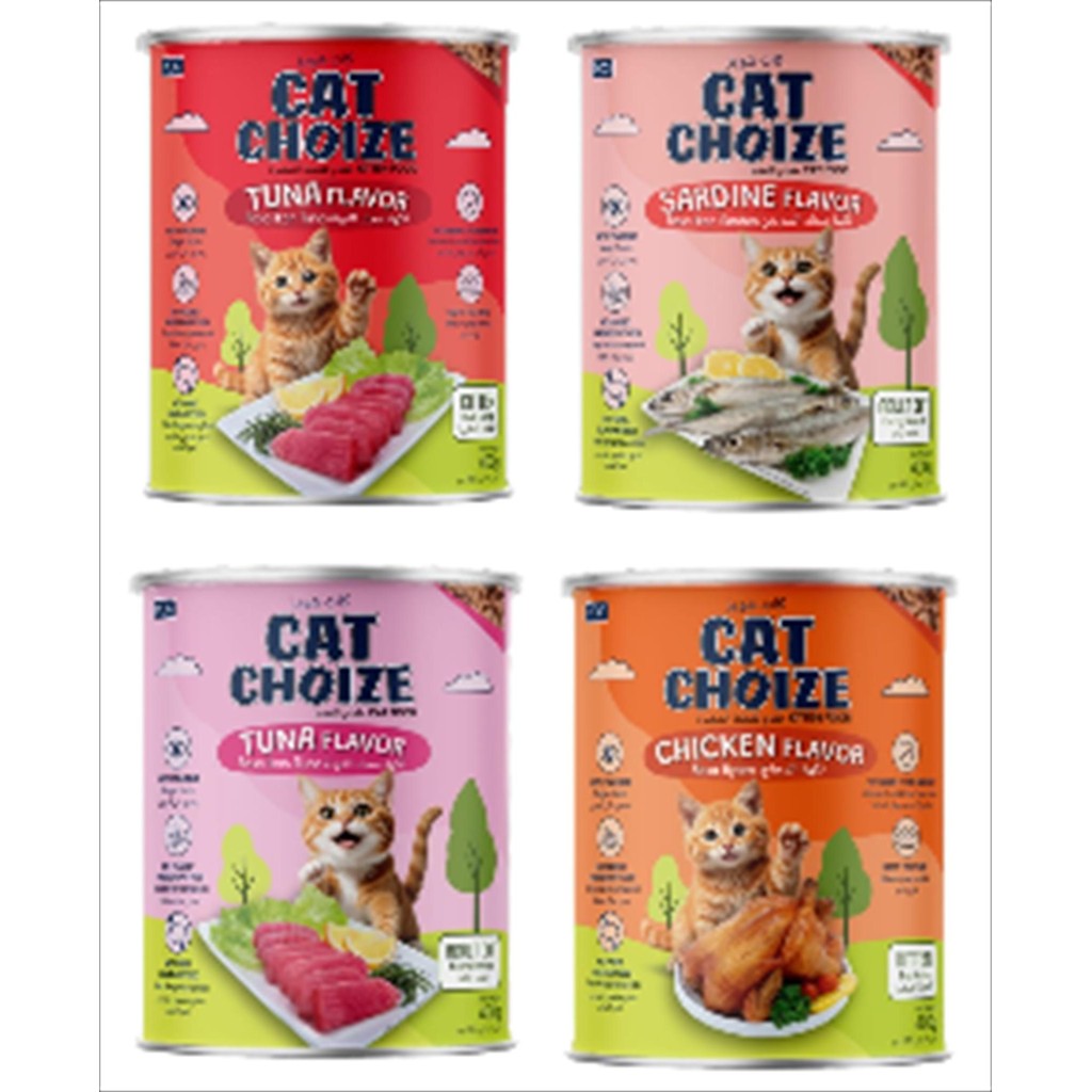 CAT CHOIZE KALENG 400GR (ADULT & KITTEN) - Makanan Basah Kucing - CAT CHOIZE KALENG - CC KALENG