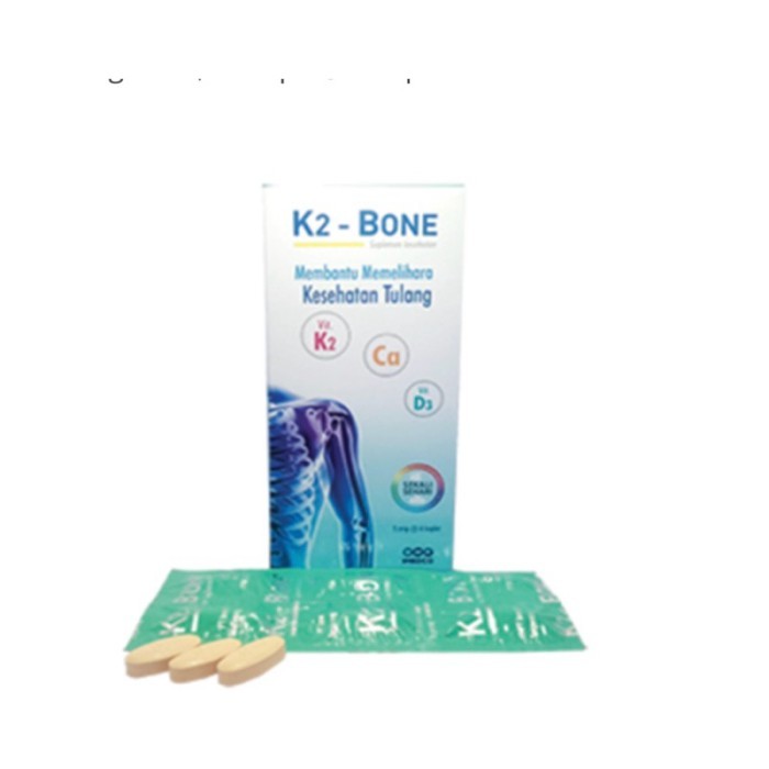K2 - Bone suplemen k2 vitamin d dan calcium untuk tulang imedco